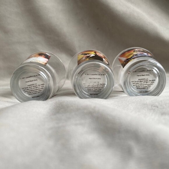 Lucasfilm Star Wars Shot glasses Leia, Hans Solo and Darth Vader 2011 - Picture 3 of 3